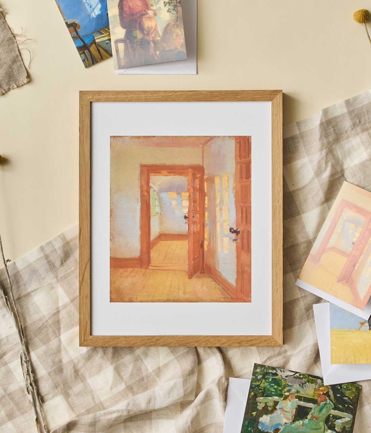 Anna Ancher Print Interior. Brøndum's Annex