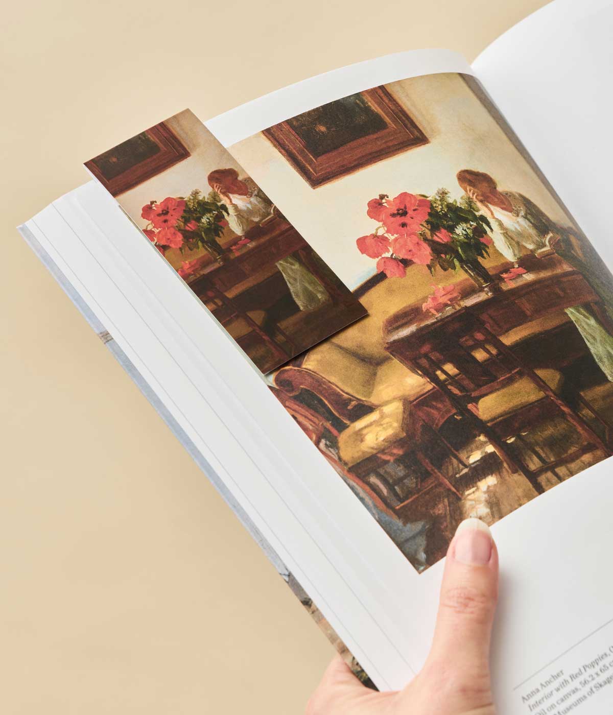 Anna Ancher Magnet Interior with Red Poppies