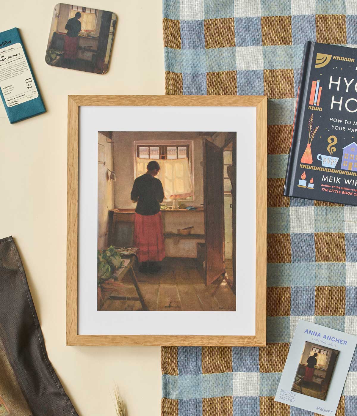 Anna Ancher Print The Maid in the Kitchen