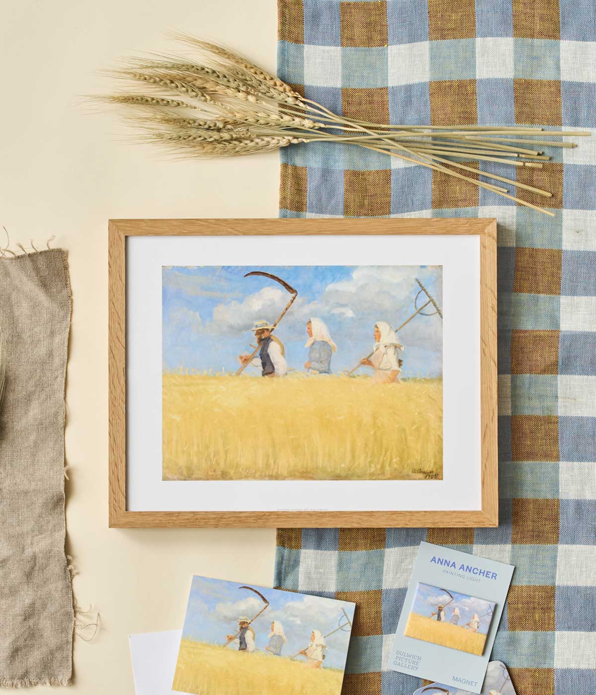 Anna Ancher Print Harvesters