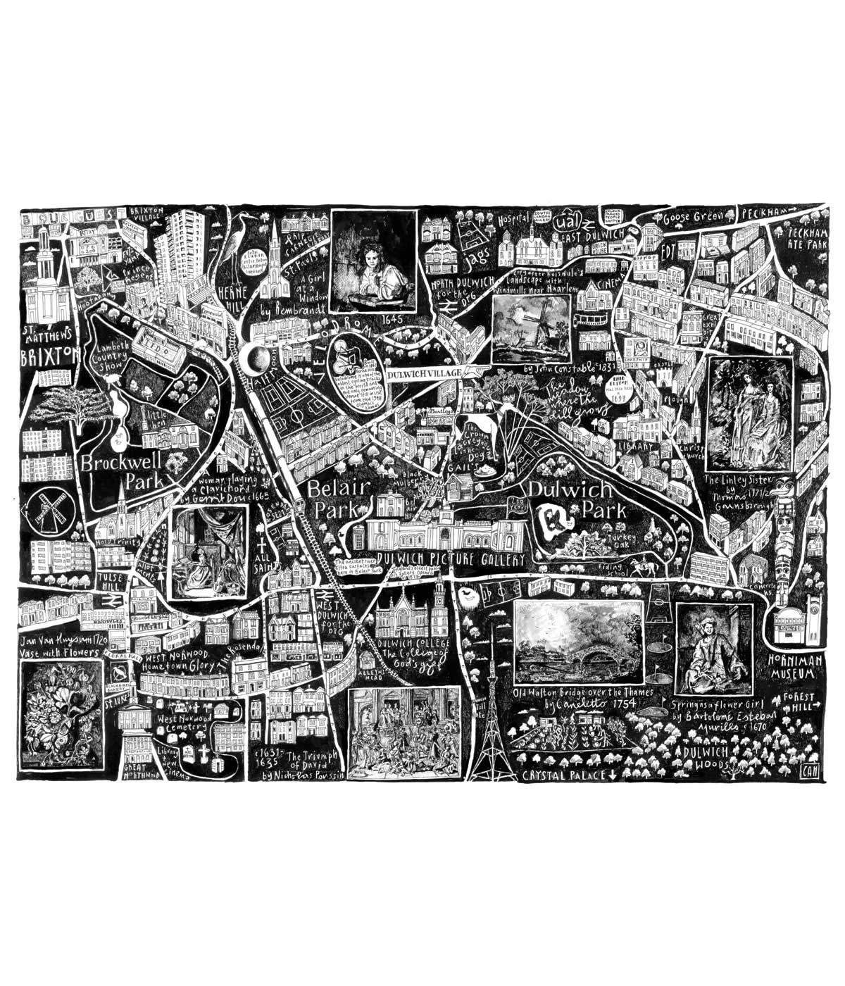 Caroline Harper for DPG Map Print