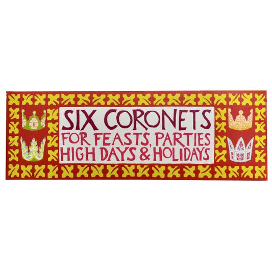Pack of Six Coronet Party Hats