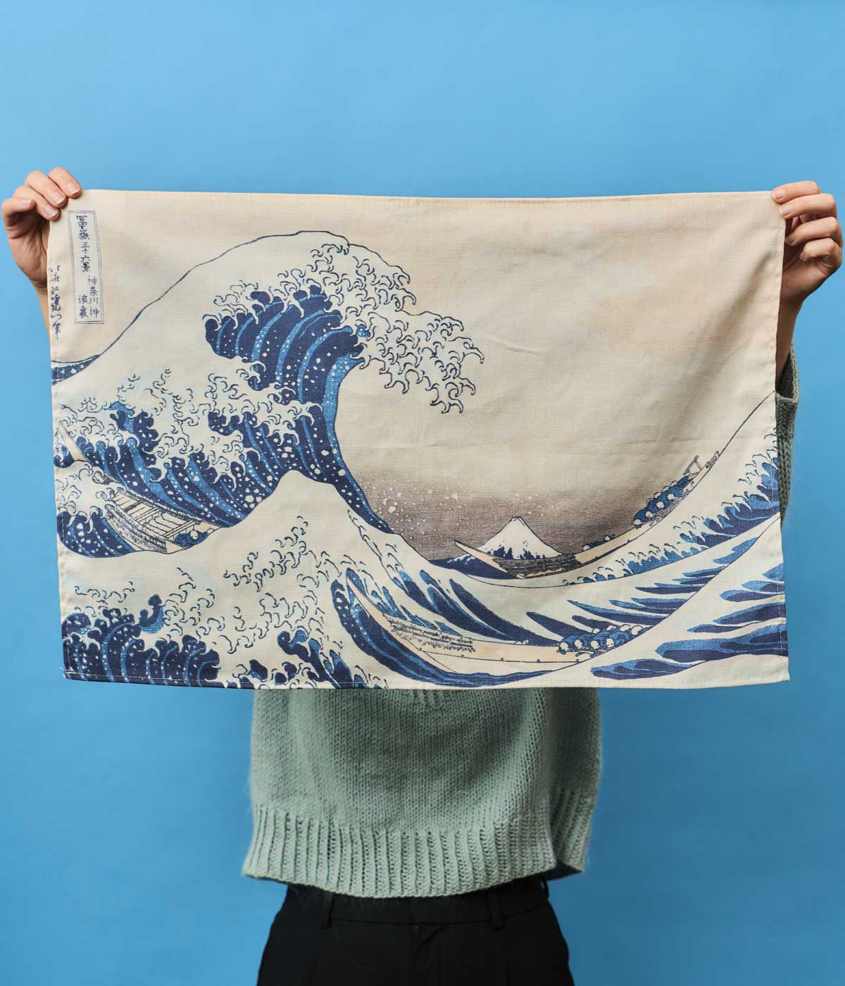 Hokusai Tea Towel Under the Wave off Kanagawa