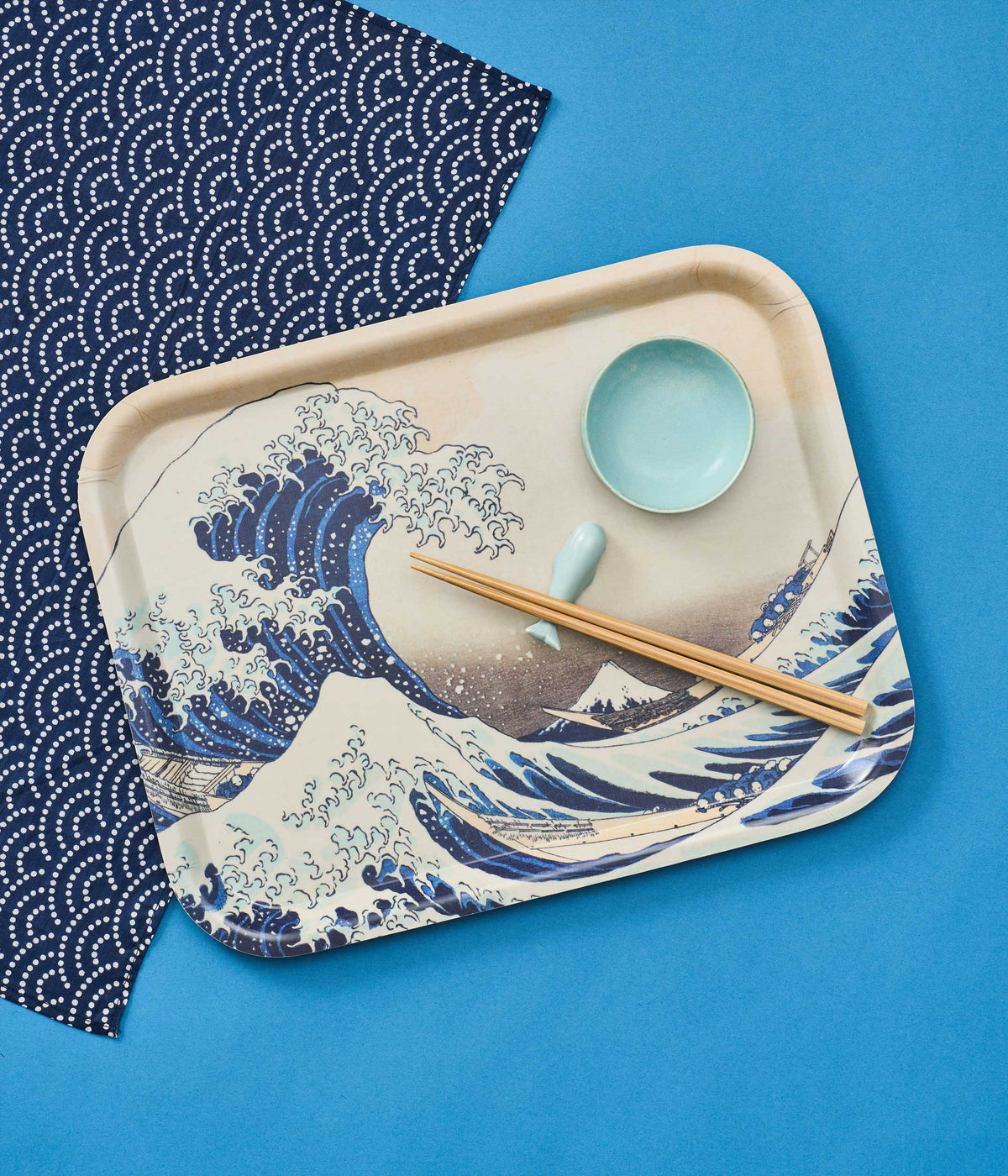 Hokusai Tray Under the Wave off Kanagawa