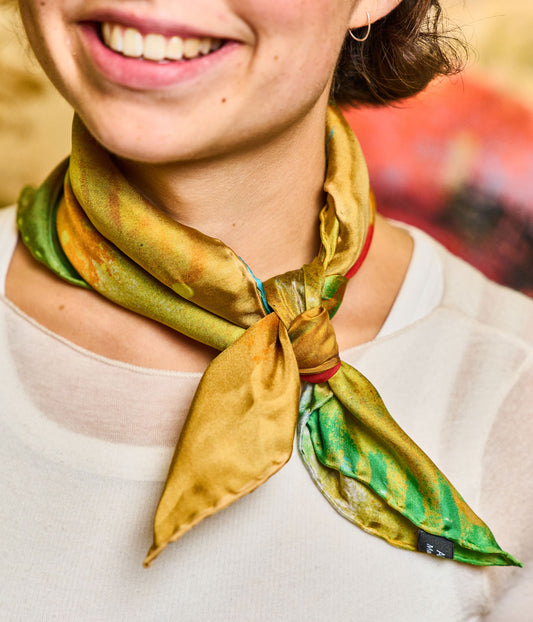 IntoArt x DPG Lisa Contucci Silk Scarf