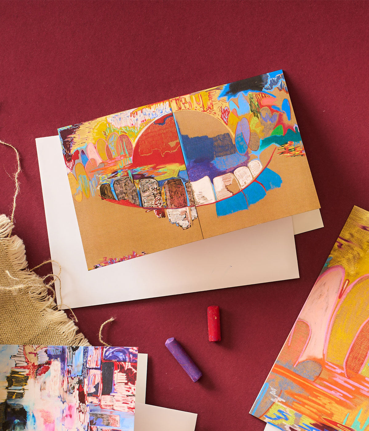 Rachel Jones Gated Canyons Greetings Card 7