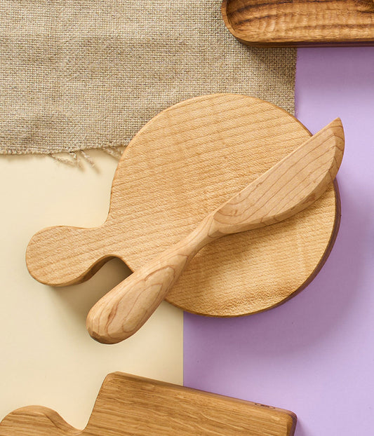 Wooden Chunky Spreader Knife