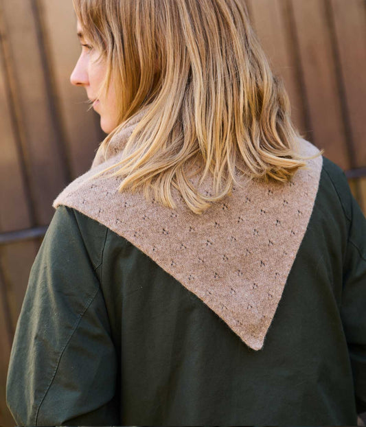 Pointelle Neckerchief Biscuit