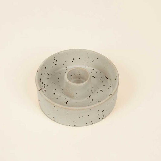 7/8” Stone Speckle Candle Holder