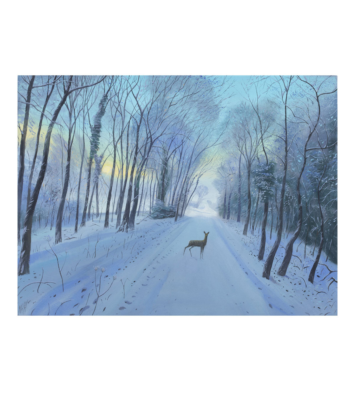 Hely Hutchinson Snow in the Morning Christmas Card Pack of 6
