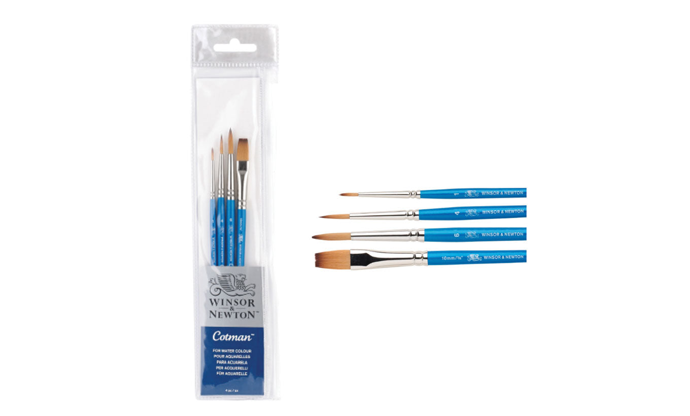 Watercolour Brush Set of 4 Windsor & Newton