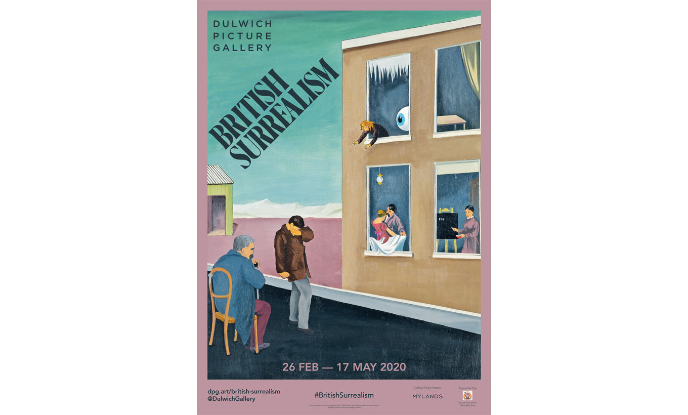 British Surrealism Exhibition Poster