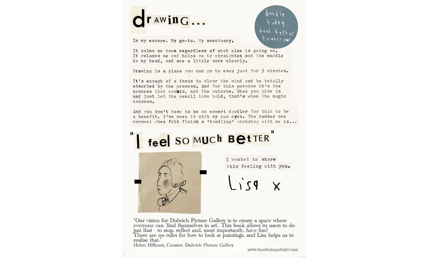 Lisa Stickley x DPG Doodle Book