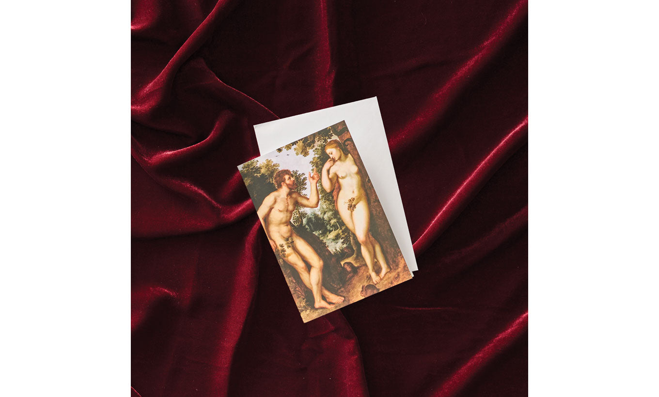 Rubens 'Adam & Eve' Greetings Card