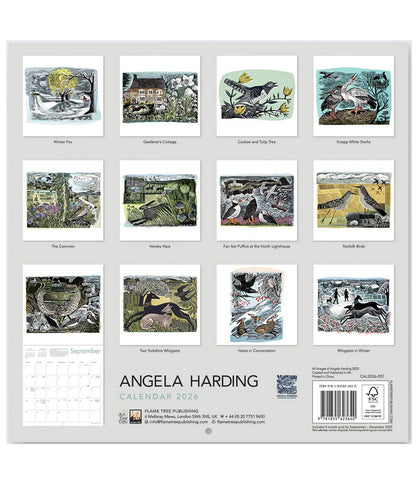2026 Angela Harding Wall Calendar