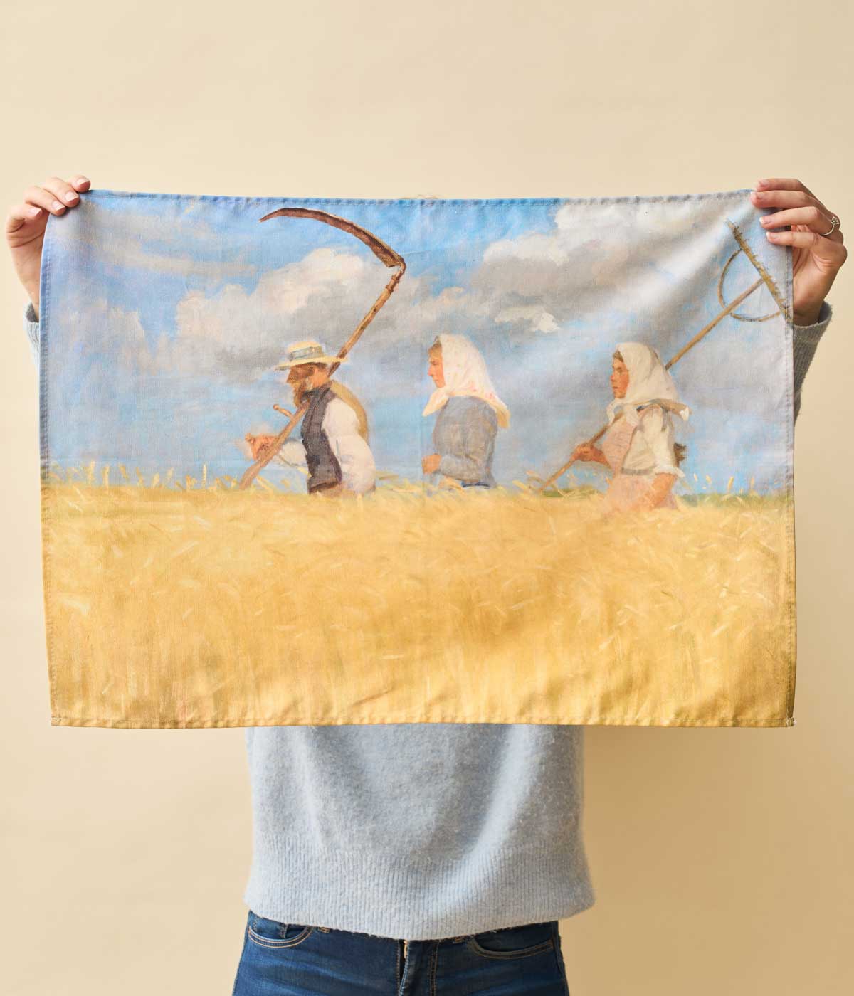 Anna Ancher Tea Towel Harvesters