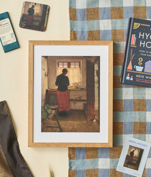 Anna Ancher Print The Maid in the Kitchen