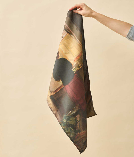 Anna Ancher Tea Towel Maid in the Kitchen