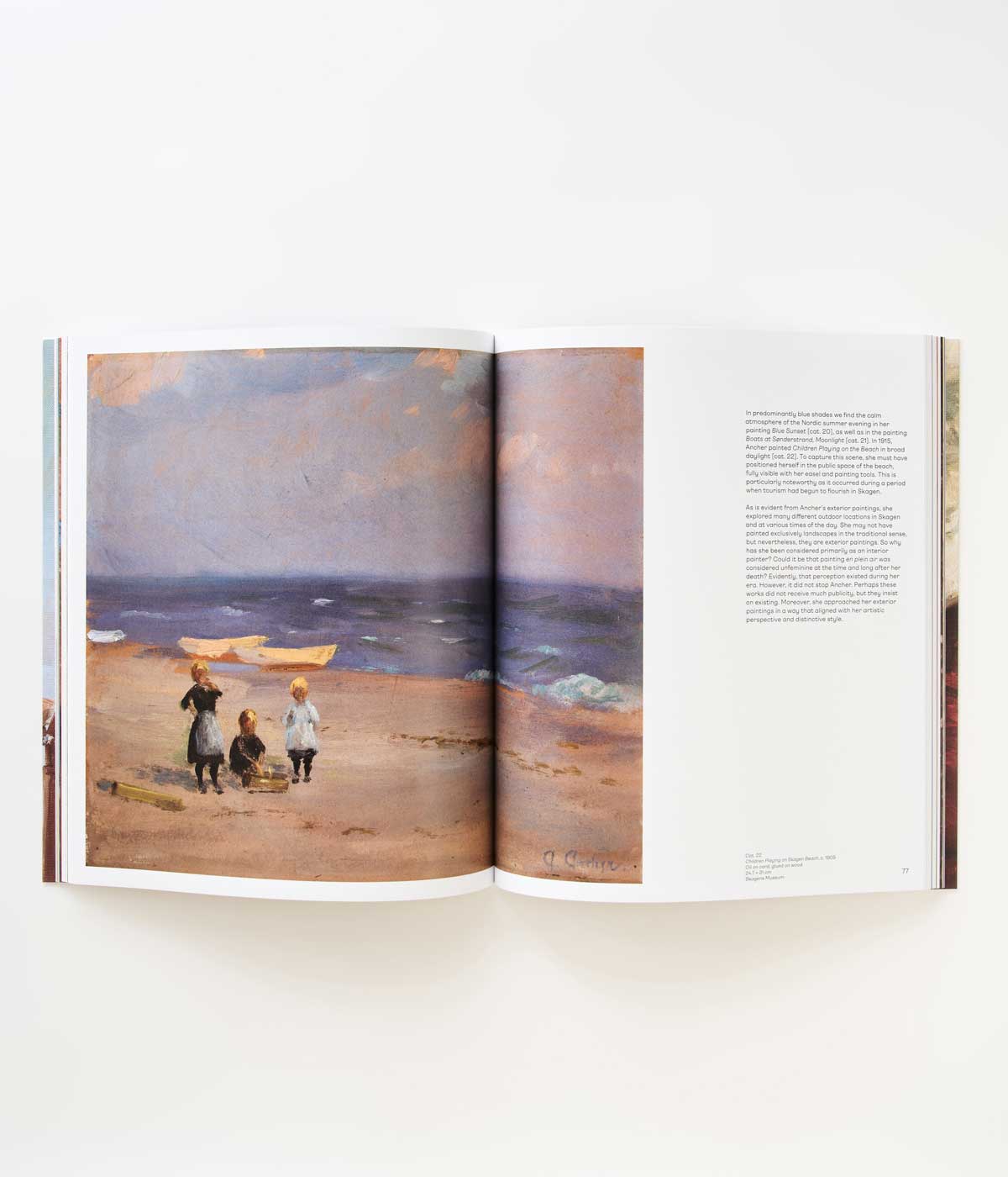 Anna Ancher Painting Light Exhibition Catalogue