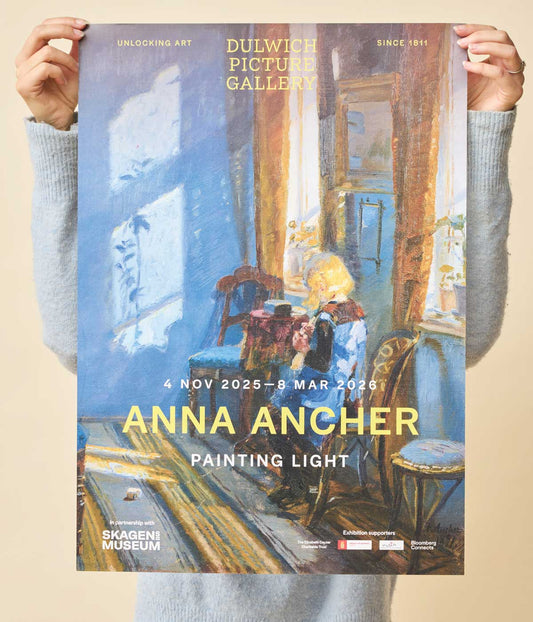 Anna Ancher Painting Light Exhibition Poster