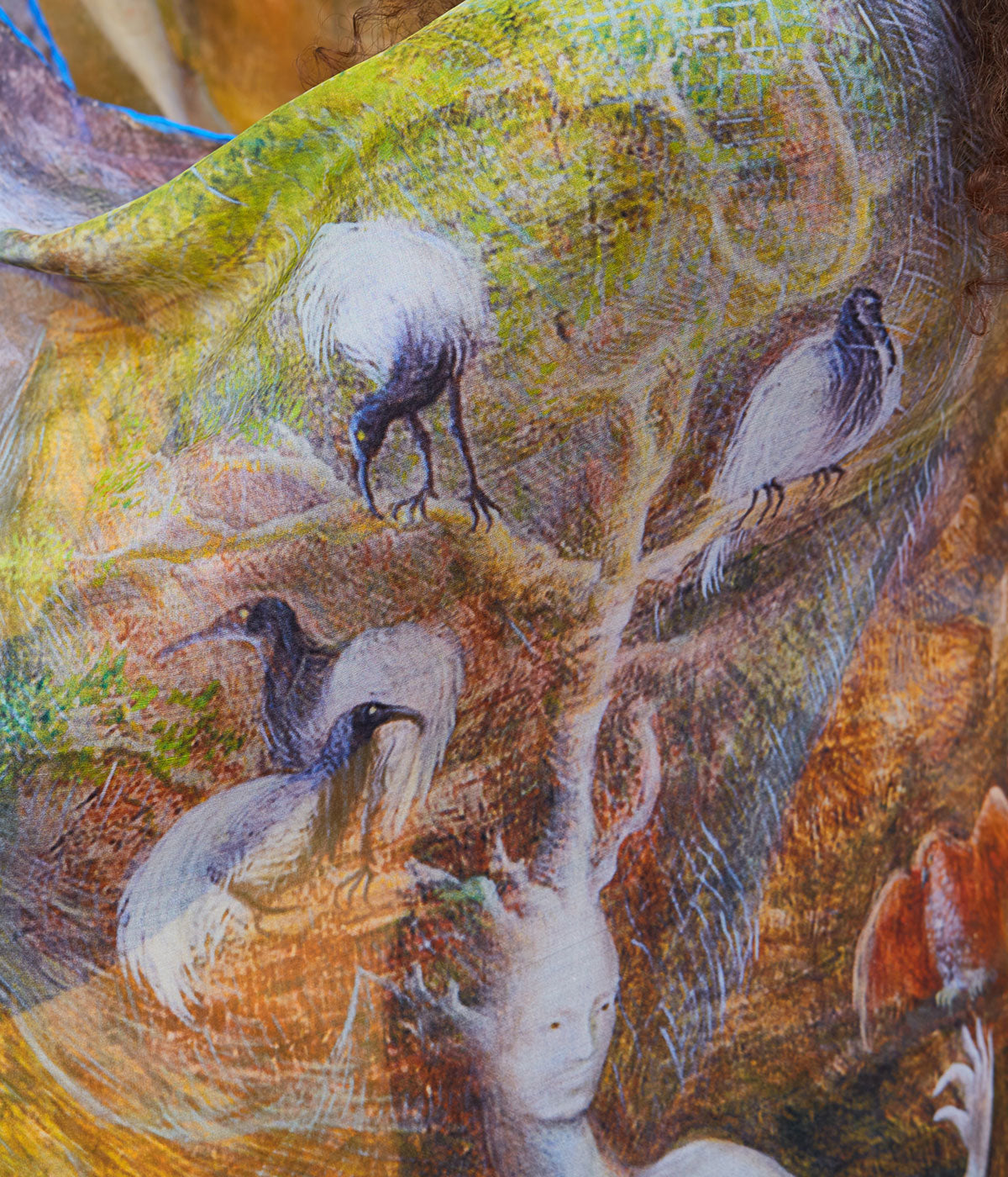 The Pomps of the Subsoil Silk Scarf