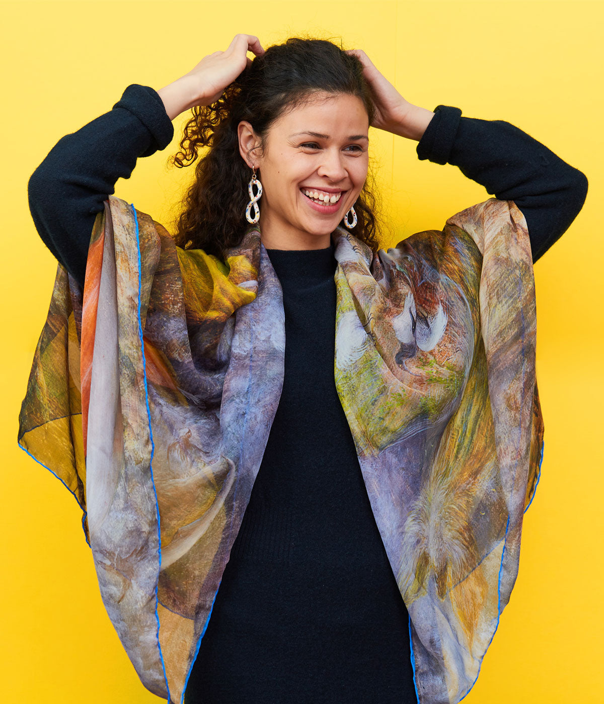 The Pomps of the Subsoil Silk Scarf