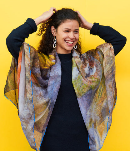 The Pomps of the Subsoil Silk Scarf
