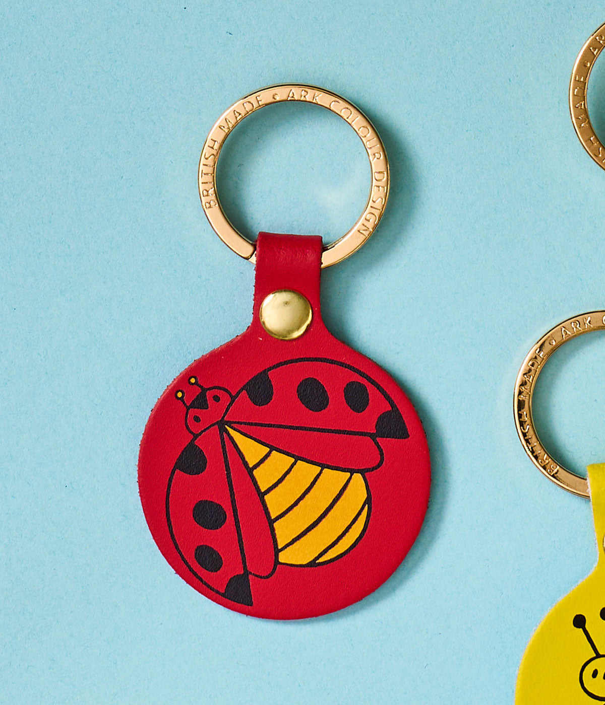 Nina Goodyer x DPG Leather Ladybird Keyring