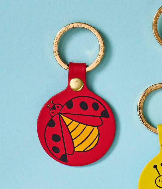 Nina Goodyer x DPG Leather Ladybird Keyring