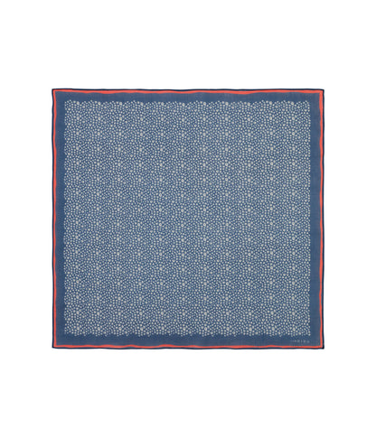 Cotton Bandana Scarf in Indigo