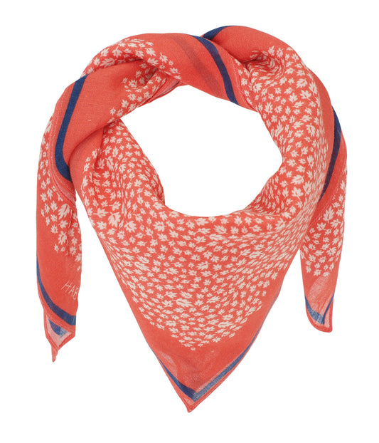 Cotton Bandana Scarf in Red