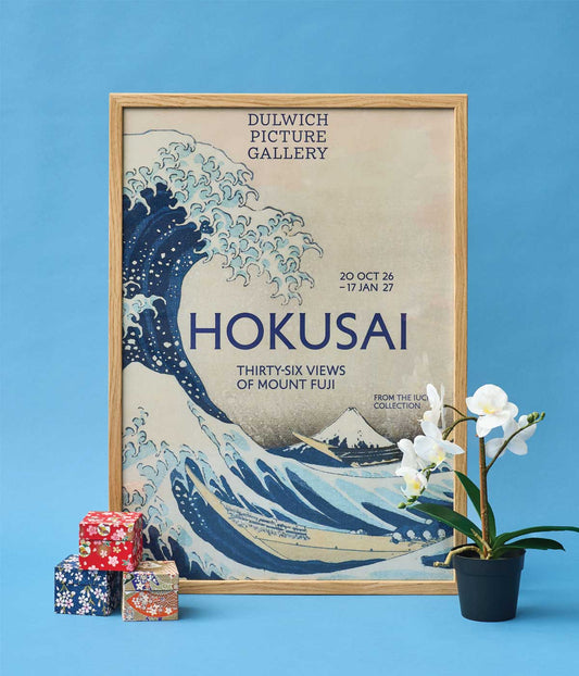 Hokusai 36 Views of Mount Fuji Exhibition Poster
