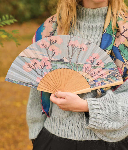 Hokusai Fan Fuji from Gotenyama