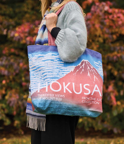 Hokusai Tote Bag Red Fuji Clear Day with a Southern Breeze