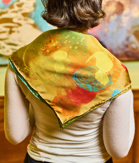 IntoArt x DPG Lisa Contucci Silk Scarf