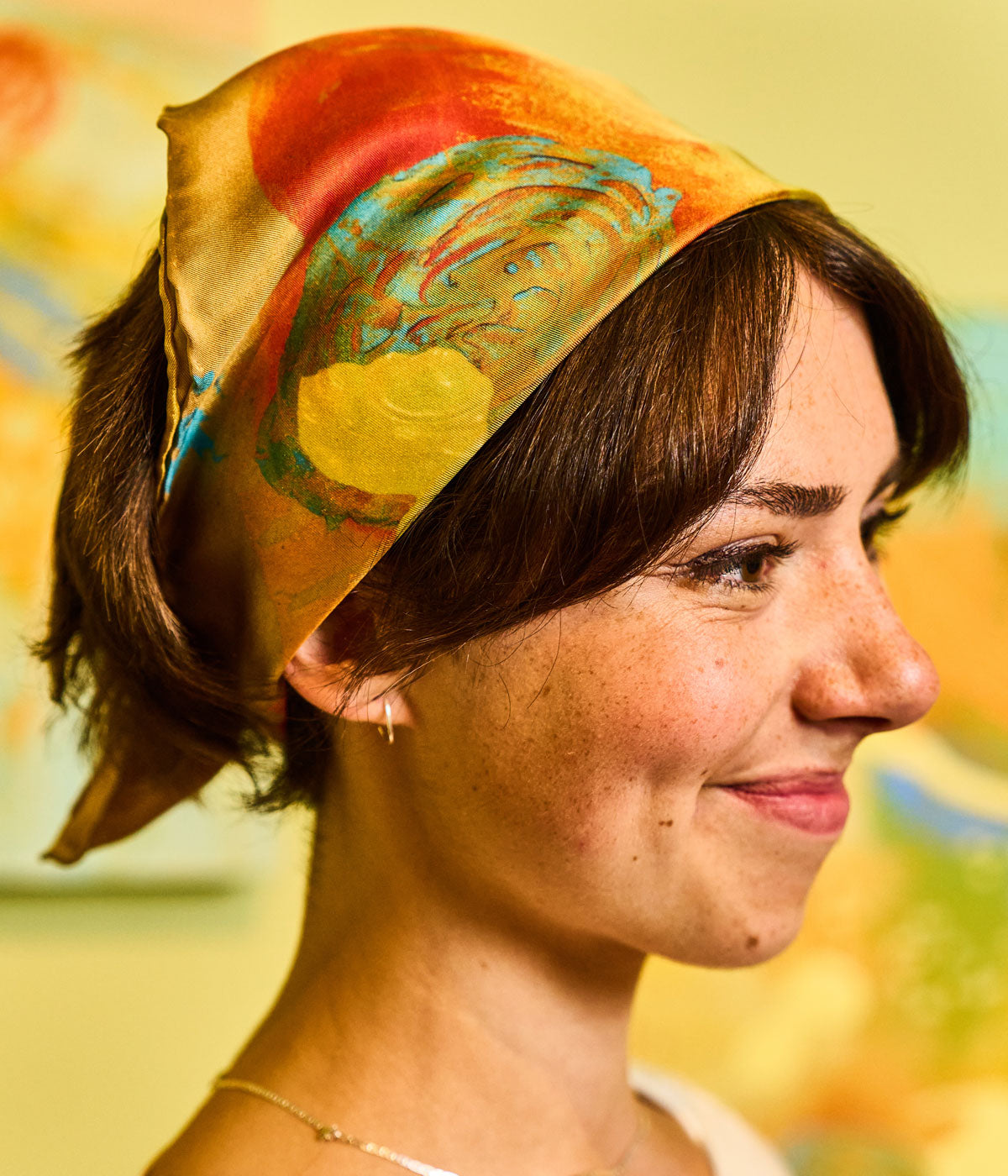 IntoArt x DPG Lisa Contucci Silk Scarf