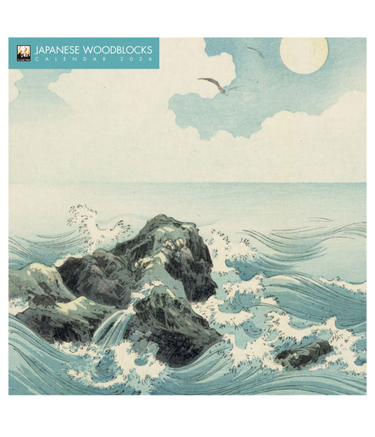2026 Japanese Woodblocks Wall Calendar