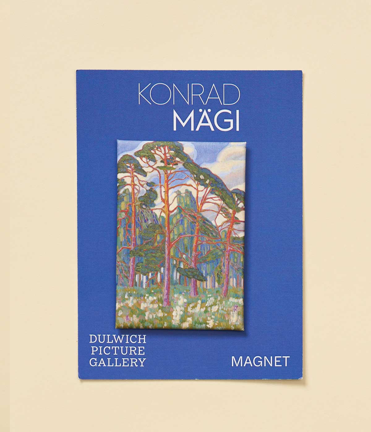 Konrad Mägi Magnet Forest Motif