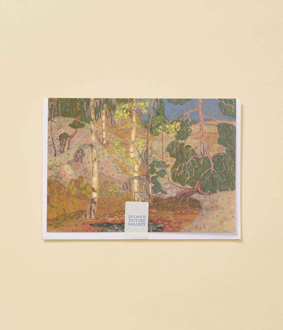 Konrad Mägi Greetings Card Norwegian Landscape. Bog Landscape
