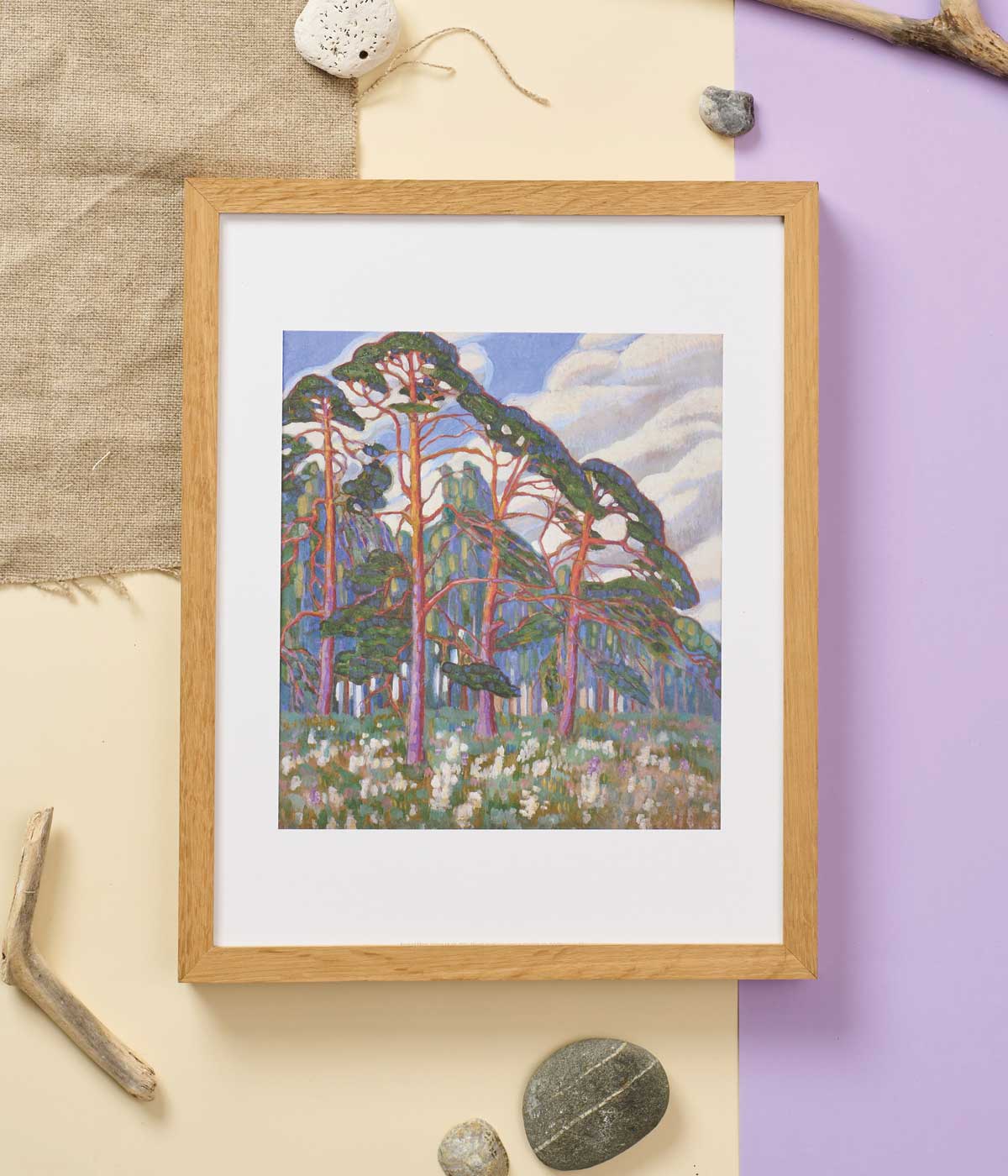 Konrad Mägi Print Forest Motif