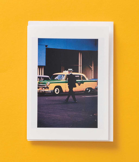 Saul Leiter Greetings Card Man in Straw Hat