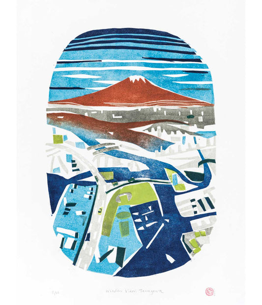 Lisa Takahashi Ltd. Ed. Print Window View, Tamagawa
