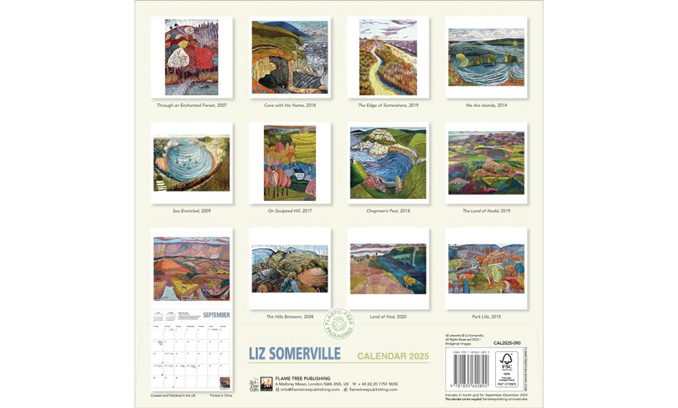 2025 Liz Somerville Wall Calendar Dulwich Picture Gallery Shop