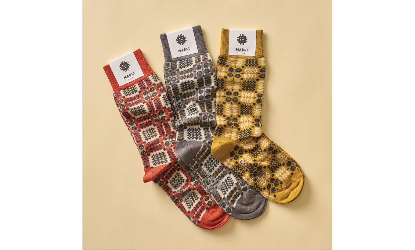 Mabli Cathern Patterned Socks