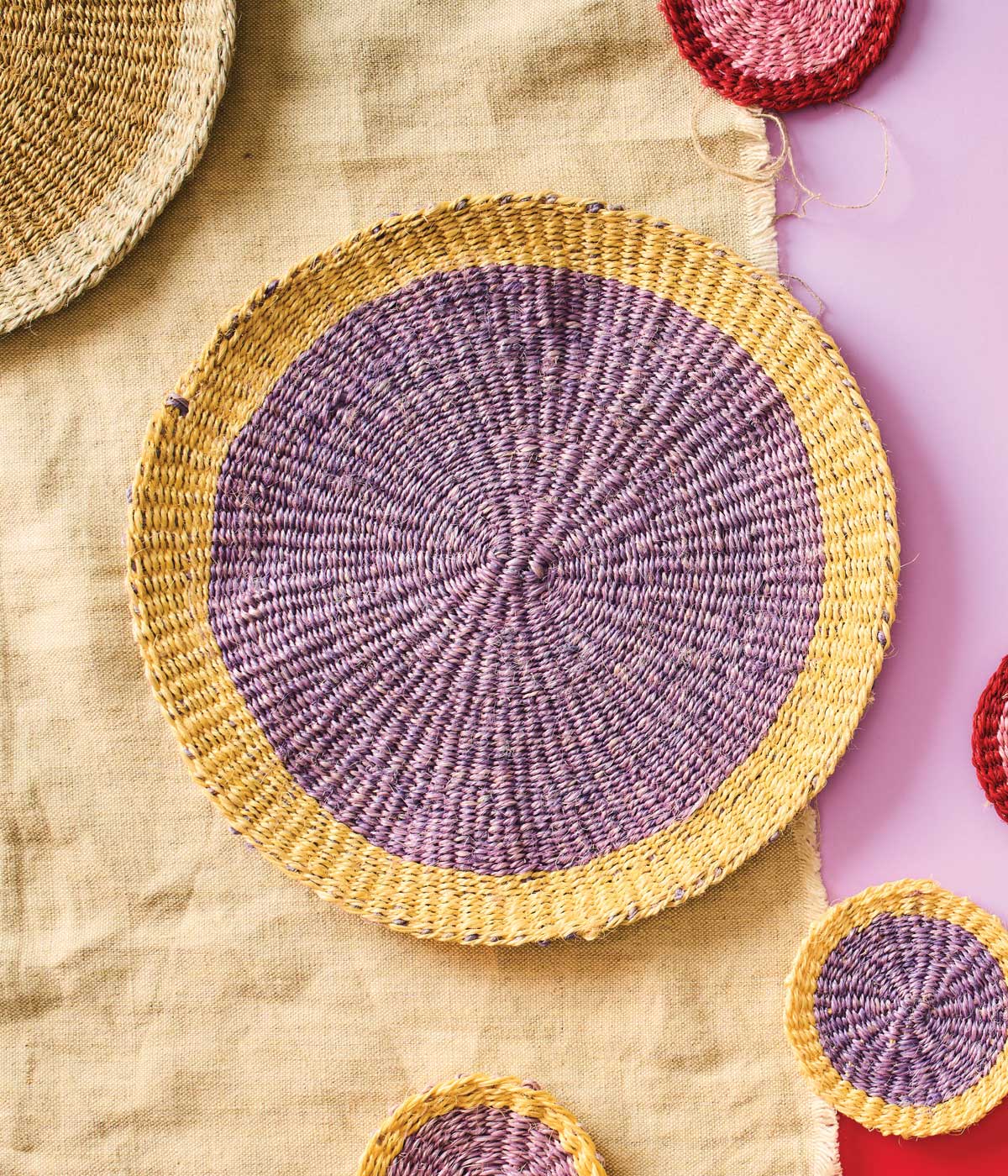 MOSI Lavender & Yellow Placemat