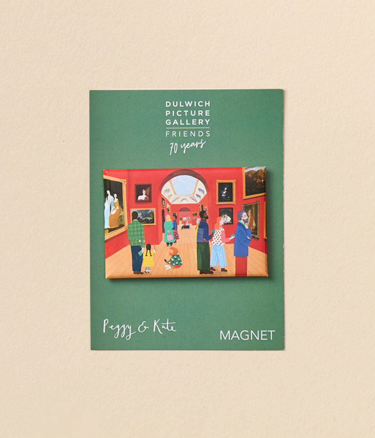 Friends 70th Anniversary Magnet by Peggy & Kate