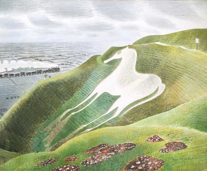 Eric Ravilious – Westbury Horse Print