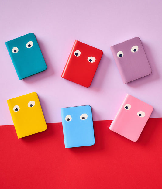 Googly Eye Mini Leather Notebook