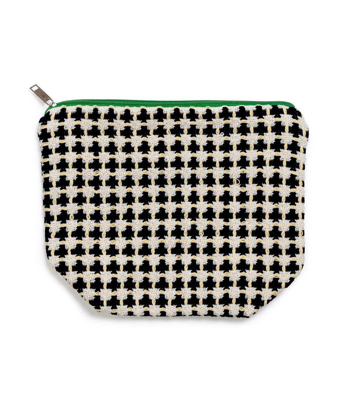 Navy & Yellow Recycled Cotton Wash Bag