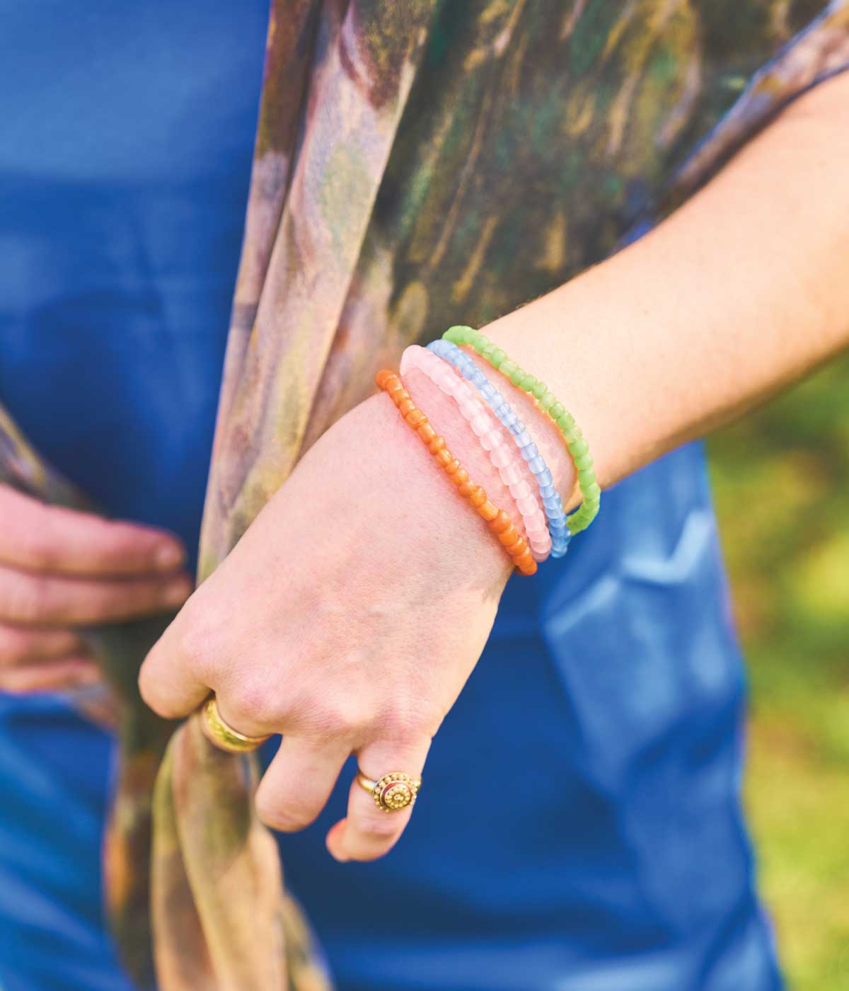 Recycled Glass Bracelet